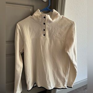 The North Face Cream Fuzzy Pullover